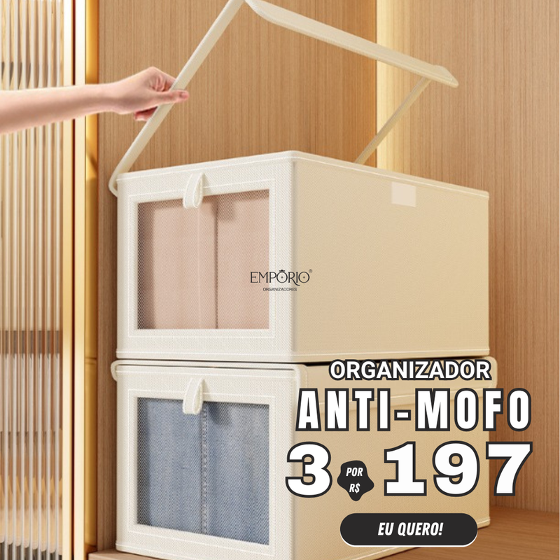 Organizer com tampa max - Leve 4 e Pague 2