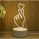 Luminária Mesa de Led 3d Criativa