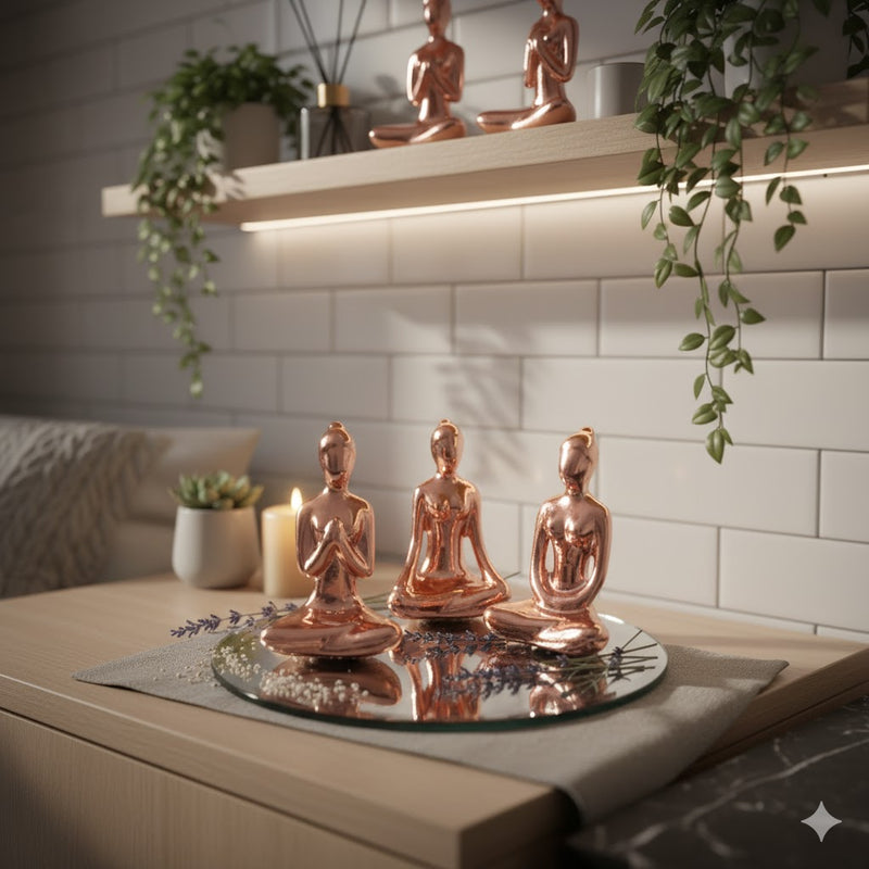 Estátua Meditação Decorativa