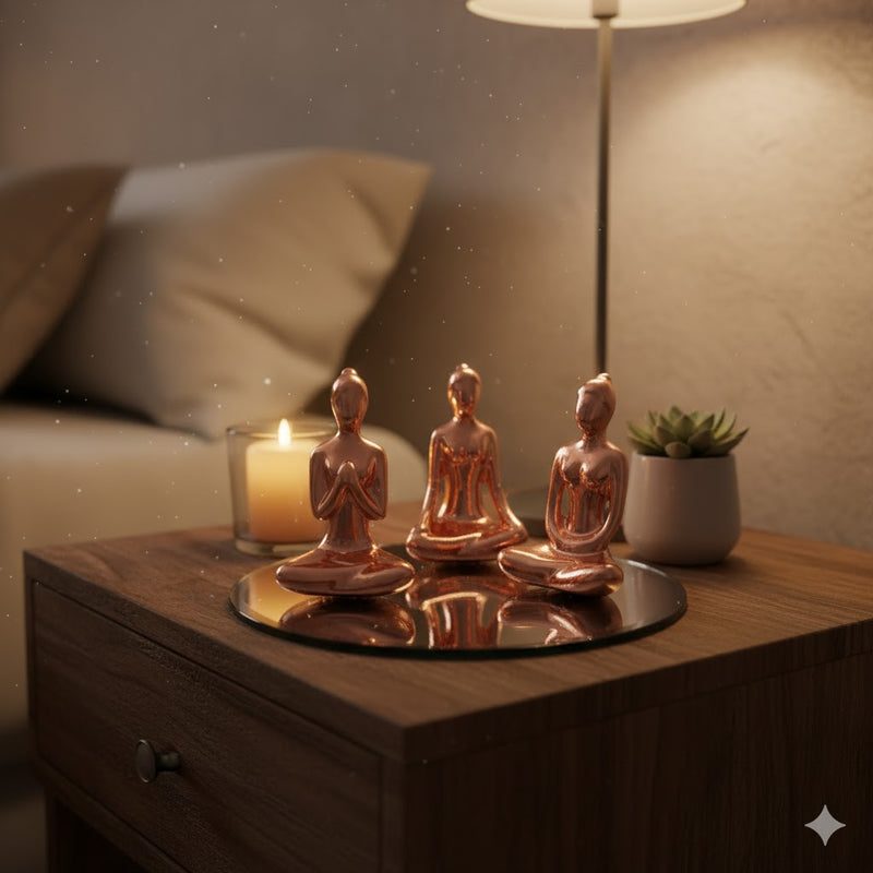 Estátua Meditação Decorativa